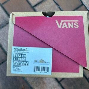 New Vans Authentic 44 D Sz. 11.5